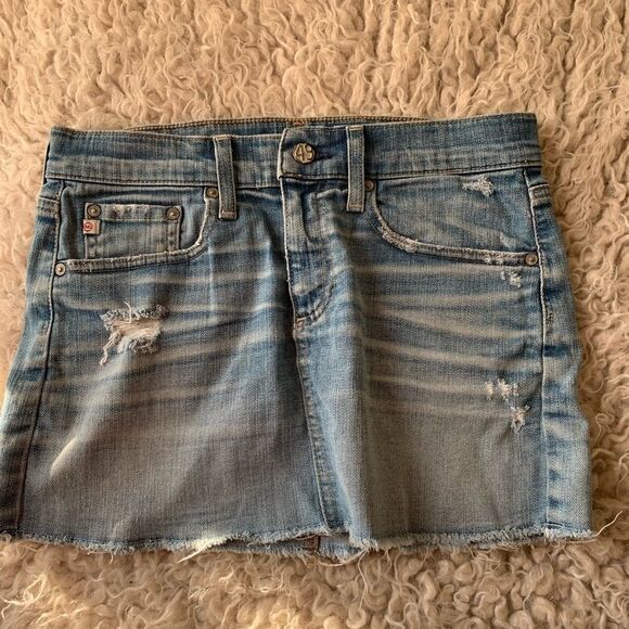 Adriano Goldschmied Jean  A-line mini skirt - 26 - Picture 1 of 2